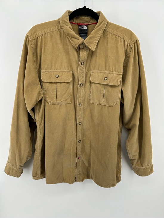 The North Face Other - The North Face Corduroy Button-Up Shirt Jacket - Khaki